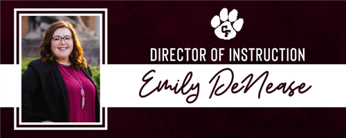 Director of Instruction Emily Denease